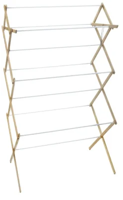 Madison Mill 52.5 in. H x 18.25 in. W x 29.5 in. D Wood Clothes Drying Rack (Pack of 4)