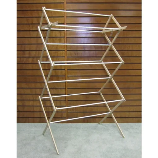 Madison Mill 52.5 in. H x 18.25 in. W x 29.5 in. D Wood Clothes Drying Rack (Pack of 4)