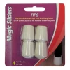 Magic Sliders Rubber Leg Tip Tan Round 5/8 in. W 4 pk