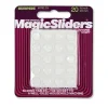 Magic Sliders Vinyl Clear Self Adhesive Round Shape Bumper Pads 3/8 W x 3/8 L in. (Pack of 6)