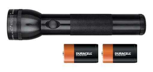Mag-Lite Aluminum Black 168 lm. D Battery Non-Rechargeable LED Flashlight 2.25 L x 2.25 W x 10 H in.