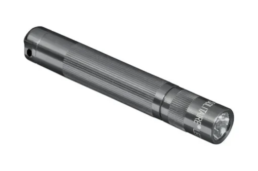 Mag-Lite Impact-Resist Aluminum Gray AAA Battery LED Flashlight 47 lm. 0.5 Lx3.2 H in. with Key Ring