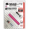 Maglite Solitaire 47 lumens Silver LED Flashlight With Key Ring AAA Battery