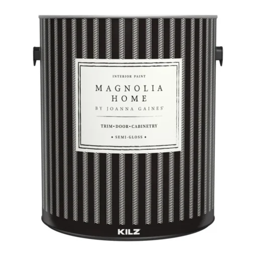 Magnolia Home by Joanna Gaines KILZ Semi-Gloss White Base 3 Styrene Acrylic Cabinet and Trim Paint (Pack of 4)