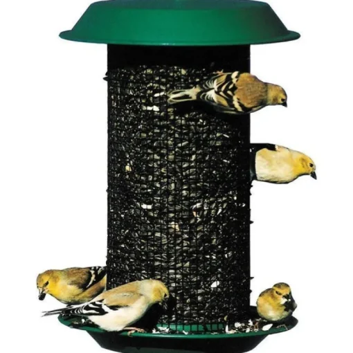 Magnum Green Plastic Sunflower Screen Feeder with Metal Mesh 3 lb Capacity