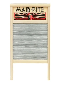 Maid-Rite 12-7/16 in. W X 23.75 in. L Metal Scrub Surface Washboard