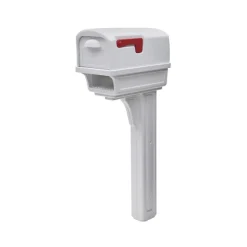 MAILBOX GENTRY COMBO WHT