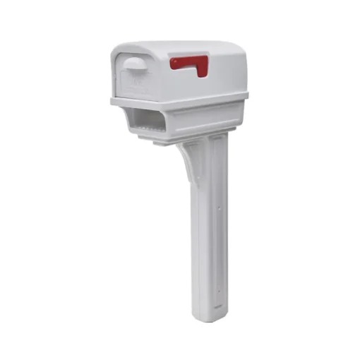 MAILBOX GENTRY COMBO WHT
