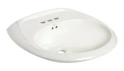 Mansfield Maverick Vitreous China Pedestal Sink