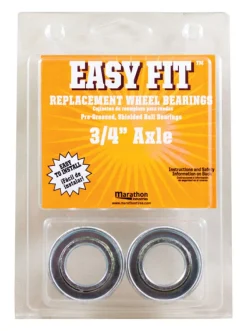 Marathon Easy Fit 500 lb. cap. Wheel Bearings Steel 2 pk