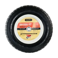 Marathon Universal Fit 8 in. D X 14.5 in. D 300 lb. cap. Centered Wheelbarrow Tire Rubber 1 pk