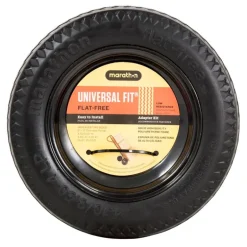 Marathon Universal Fit 4 in. D X 10.3 in. D 300 lb. cap. Offset Hand Truck Tire Polyurethane 1 pk