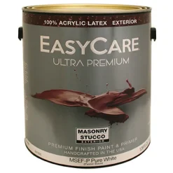 Masonry & Stucco Paint, Flat Pastel Base, 1-Gal. (Pack of 2)