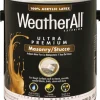 Masonry & Stucco Paint, Flat Tint Base, 1-Gal. (Pack of 2)
