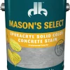 Mason's Select Solid Red Base 3 Acrylic/Epoxy/Latex Epoxacryl Concrete Stain 1 gal. (Pack of 4)