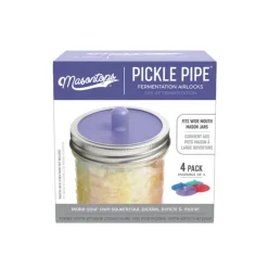 Masontops Pickle Pipes Wide Mouth Fermentation Pickle Pipe 4 pk