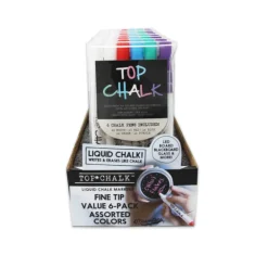 Masontops Top Chalk Erasable Liquid Chalk Markers 6 pk