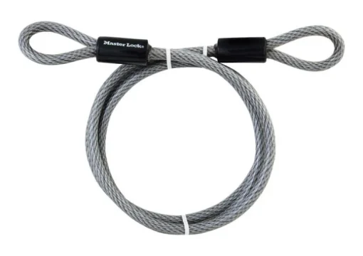 Master Lock 3/8 in. D X 72 in. L Vinyl Coated Steel Flexible Braided Steel Cable