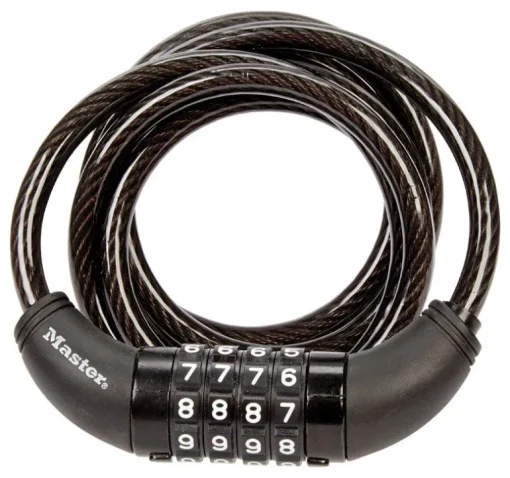 Master Lock 5/16 in. D X 72 in. L Vinyl Coated Steel Locking Cable