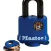 Master Lock 1-11/16 in. H X 1 in. W X 1-9/16 in. L Vinyl Covered Steel 4-Pin Cylinder Weather-Resist