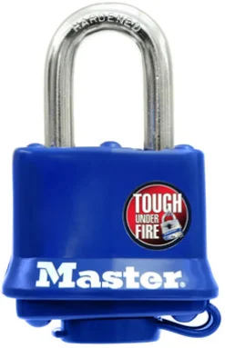 Master Lock 1-11/16 in. H X 1 in. W X 1-9/16 in. L Vinyl Covered Steel 4-Pin Cylinder Weather-Resist