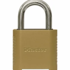 Master Lock 1 in. H X 1-1/8 in. W Laminated Steel 4-Pin Cylinder Exterior Padlock