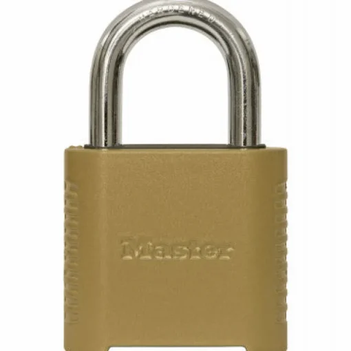Master Lock 2-9/10 in. H X 1 in. W X 2 in. L Steel Double Locking Combination Padlock