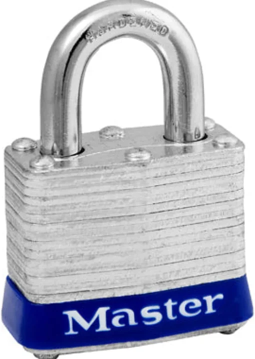 Master Lock 1-5/16 in. H X 1-9/16 in. W Laminated Steel Pin Tumbler Exterior Padlock