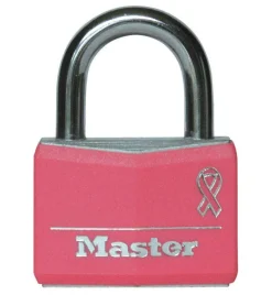 Master Lock 1-5/16 in. H X 1/2 in. W X 1-9/16 in. L Vinyl Covered Steel Double Locking Covered Padlo