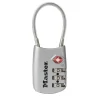 Master Lock 1-9/16 in. H X 1-3/16 in. W Steel 3-Dial Combination Luggage Lock