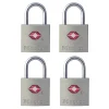 Master Lock 7/8 in. H X 7/16 in. W X 7/8 in. L Steel Key Luggage Lock