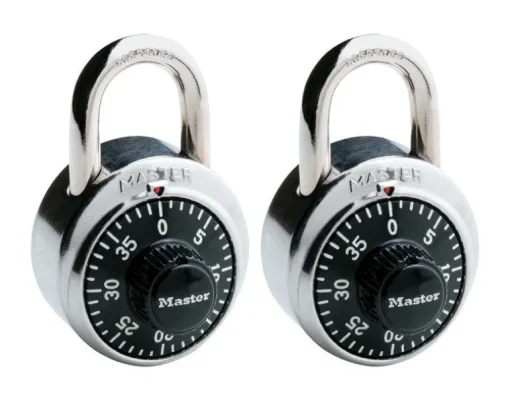 Master Lock 2 in. H X 7/8 in. W X 1-7/8 in. L Steel Anti-Shim Technology Combination Padlock
