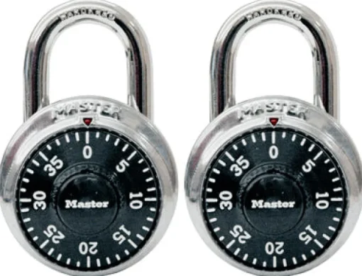 Master Lock 2 in. H X 7/8 in. W X 1-7/8 in. L Steel Anti-Shim Technology Combination Padlock