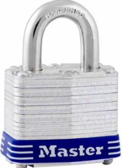 Master Lock 1-5/16 In. H X 1-5/8 In. W X 1-9/16 In. L Laminated Steel 4-Pin Cylinder Padlock 1 Pk