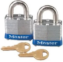 Master Lock 1-5/16 in. H X 1-9/16 in. W Laminated Steel Double Locking Exterior Padlock
