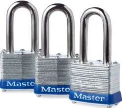 Master Lock 1-5/16 in. H X 1-5/8 in. W X 1-1/2 in. L Steel Double Locking Exterior Padlock