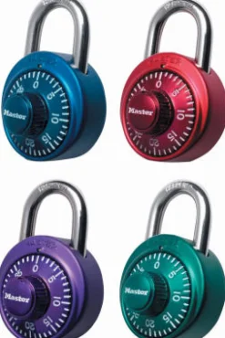 Master Lock 2 in. H X 7/8 in. W X 1-7/8 in. L Steel 3-Digit Combination Combination Padlock
