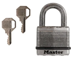 Master Lock 6.34 in. H X 1.34 in. W X 3.91 in. L Steel Ball Bearing Locking Weather-Resistant Padloc
