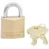 Master Lock 1 in. H X 5/16 in. W X 1-3/16 in. L Brass 4-Pin Cylinder Exterior Padlock