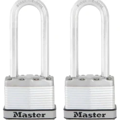 Master Lock 1-9/16 in. H X 11/16 in. W X 1-3/4 in. L Steel Dual Ball Bearing Locking Weather-Resista