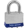 Master Lock 1-5/16 in. H X 1 in. W X 1-3/4 in. L Steel 4-Pin Cylinder Exterior Padlock