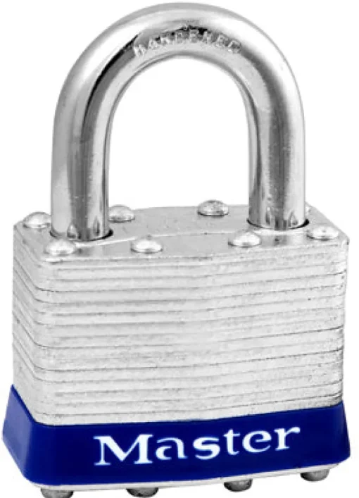Master Lock 1-5/16 in. H X 1 in. W X 1-3/4 in. L Steel 4-Pin Cylinder Exterior Padlock