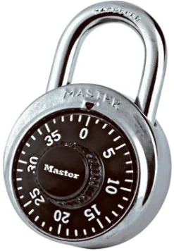 Master Lock 2 in. H x 1-7/8 in. W Steel Combination Dial Padlock 1 pk (Pack of 6)
