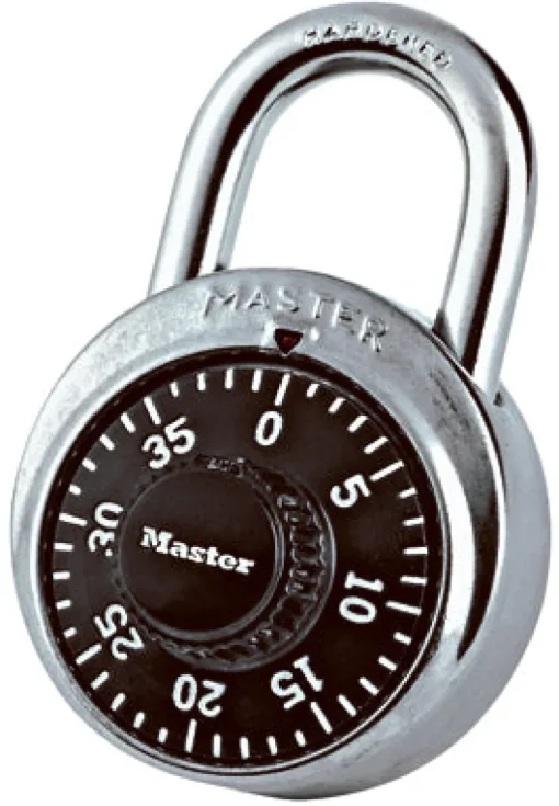 Master Lock 1-1/2 in. H X 2 in. W Laminated Steel 4-Pin Cylinder Exterior Padlock