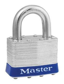 Master Lock 1-1/2 in. H X 2 in. W Steel 4-Pin Cylinder Exterior Padlock
