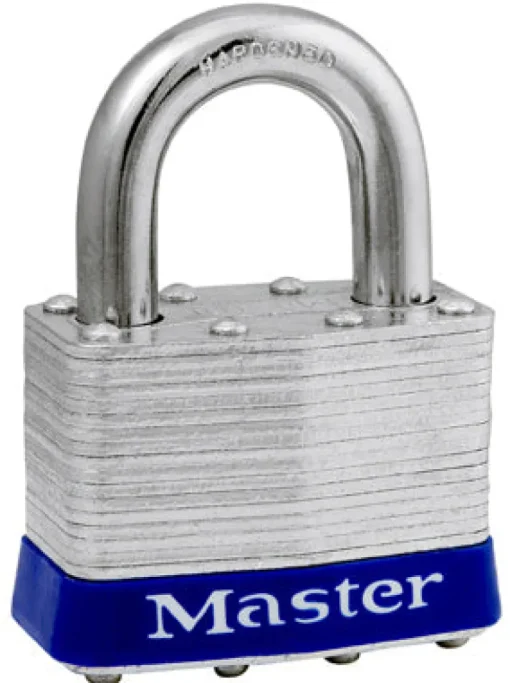 Master Lock 1-1/2 in. H X 2 in. W Steel 4-Pin Cylinder Exterior Padlock