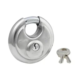 Master Lock 2-3/4 in. H X 2-3/4 in. W Stainless Steel 4-Pin Cylinder Shrouded Padlock