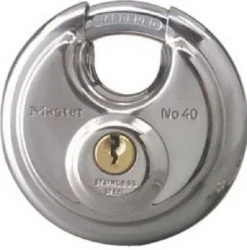 Master Lock 2-3/4 in. H X 2-3/4 in. W Stainless Steel 4-Pin Cylinder Shrouded Padlock