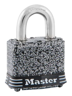 Master Lock 1-5/16 in. H X 1 in. W X 1-9/16 in. L Steel Double Locking Weather-Resistant Padlock