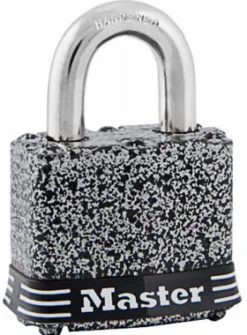 Master Lock 1-5/16 in. H X 1 in. W X 1-9/16 in. L Steel Double Locking Weather-Resistant Padlock